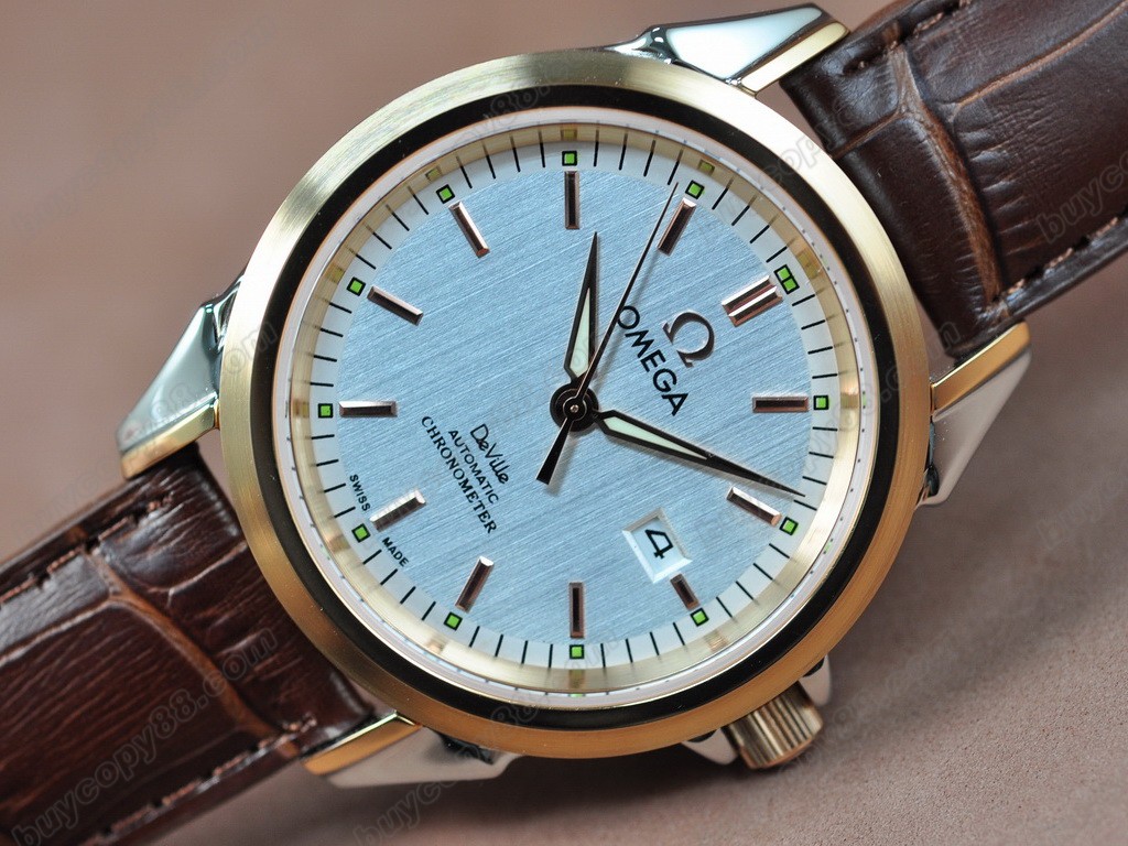 歐米茄 【男性用】 Deville Leather Strap Asia 21J 自動機芯搭載 2