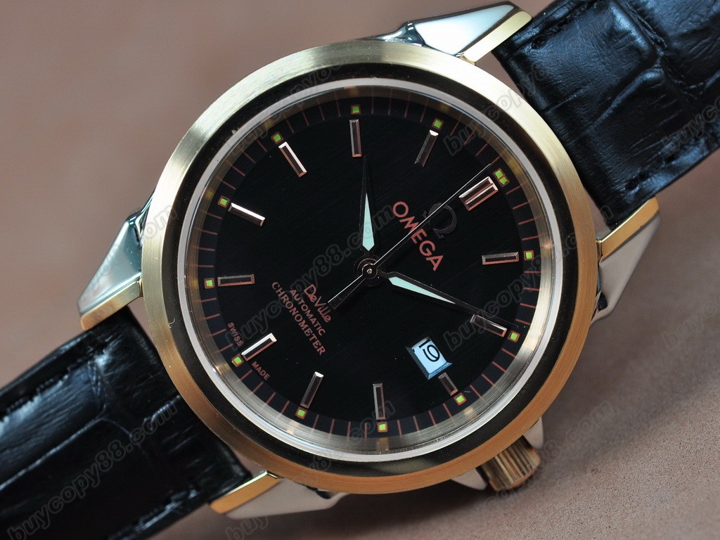 歐米茄 【男性用】 Deville Leather Strap Asia 21J 自動機芯搭載 7