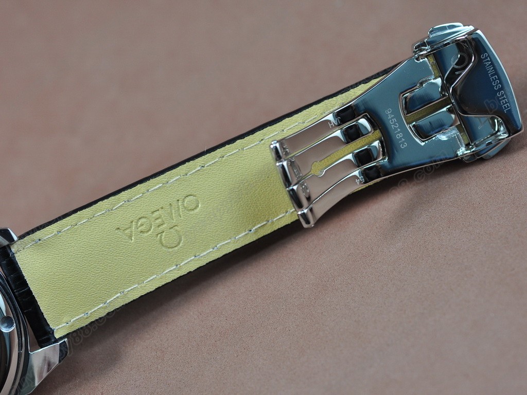 歐米茄 【男性用】 Deville Leather Strap Asia 21J 自動機芯搭載 1