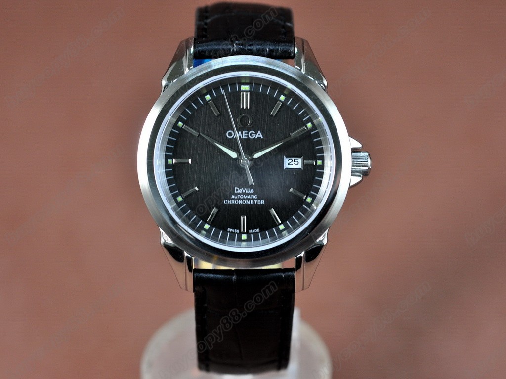 歐米茄 【男性用】Deville Leather Strap Asia 21J 自動機芯搭載 7