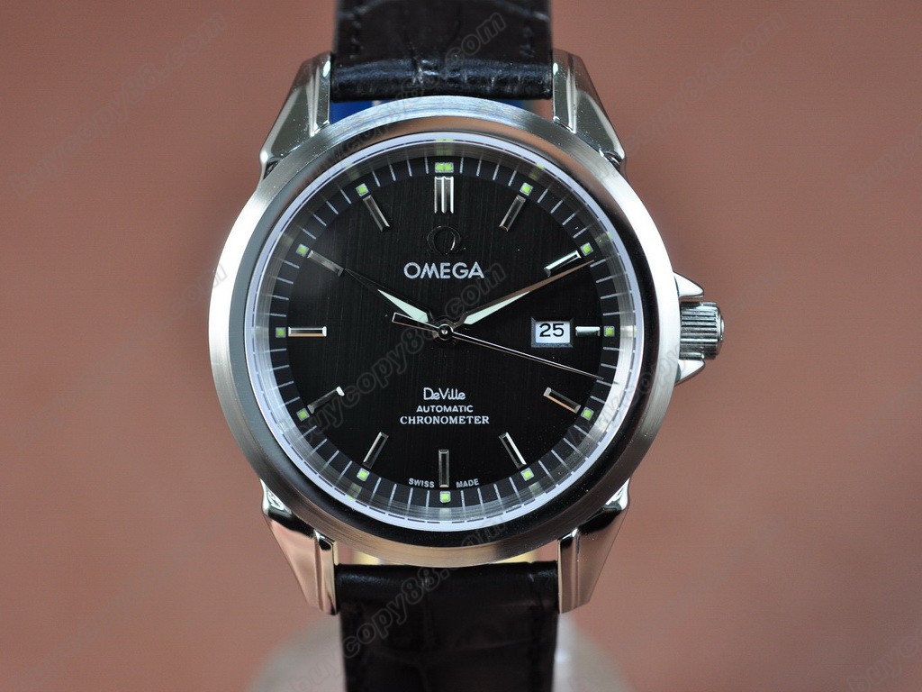 歐米茄 【男性用】Deville Leather Strap Asia 21J 自動機芯搭載 6