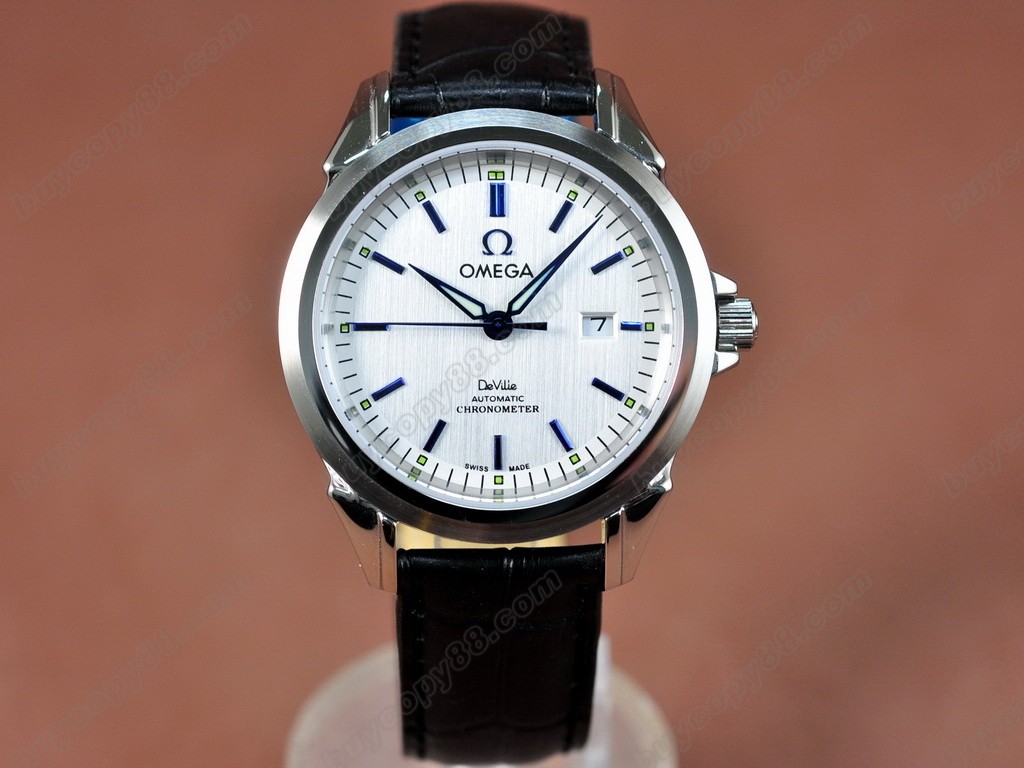 歐米茄 【男性用】 Deville Leather Strap Asia 21J 自動機芯搭載 9