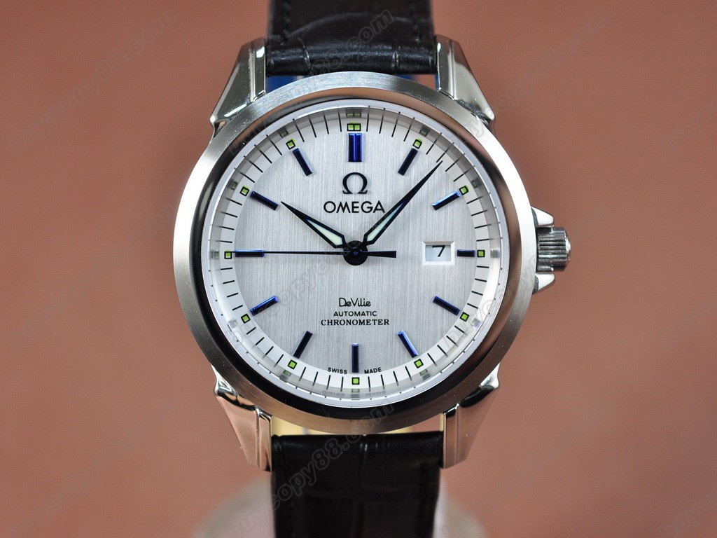 歐米茄 【男性用】 Deville Leather Strap Asia 21J 自動機芯搭載 8