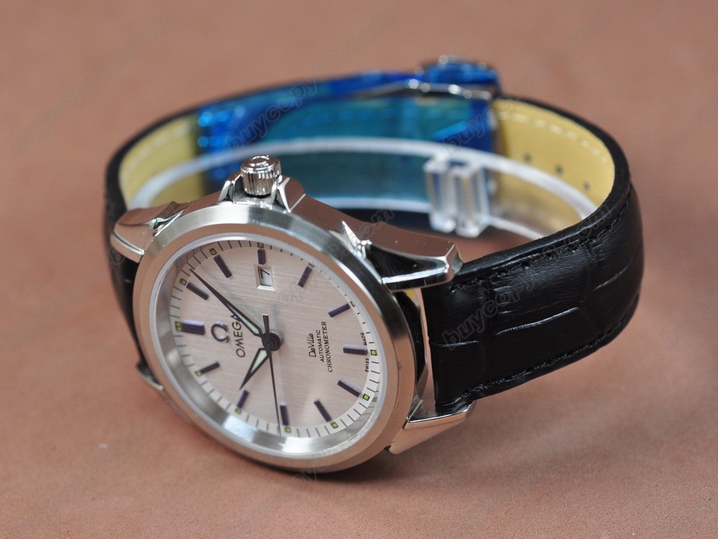 歐米茄 【男性用】 Deville Leather Strap Asia 21J 自動機芯搭載 7