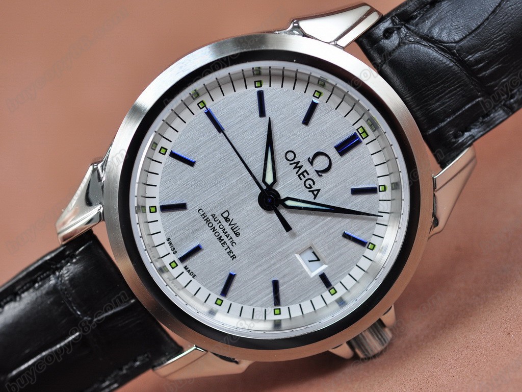 歐米茄 【男性用】 Deville Leather Strap Asia 21J 自動機芯搭載 6