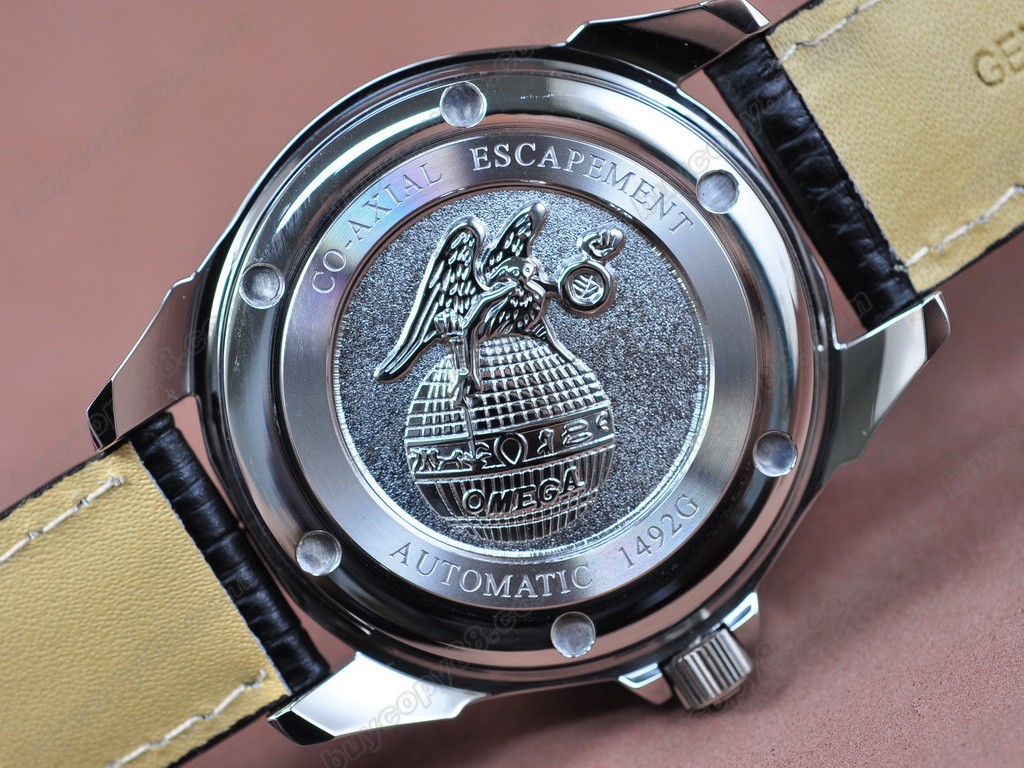 歐米茄 【男性用】 Deville Leather Strap Asia 21J 自動機芯搭載 5