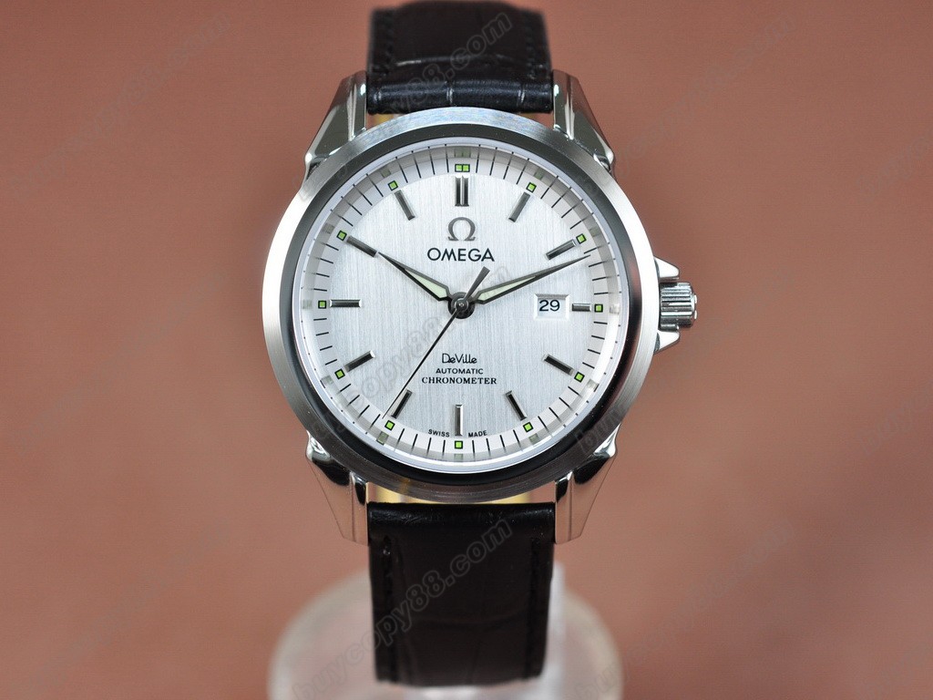 歐米茄 【男性用】 Deville Leather Strap Asia 21J 自動機芯搭載 9