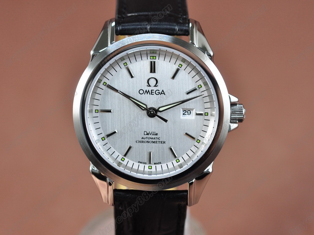 歐米茄 【男性用】 Deville Leather Strap Asia 21J 自動機芯搭載 8