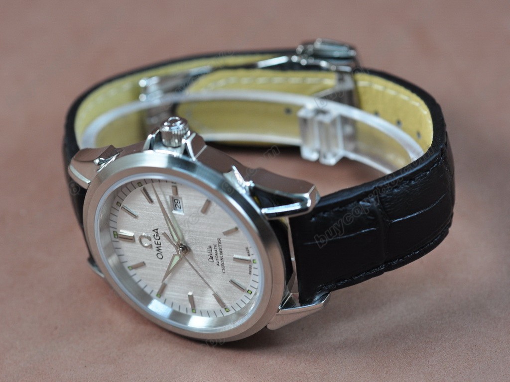 歐米茄 【男性用】 Deville Leather Strap Asia 21J 自動機芯搭載 6