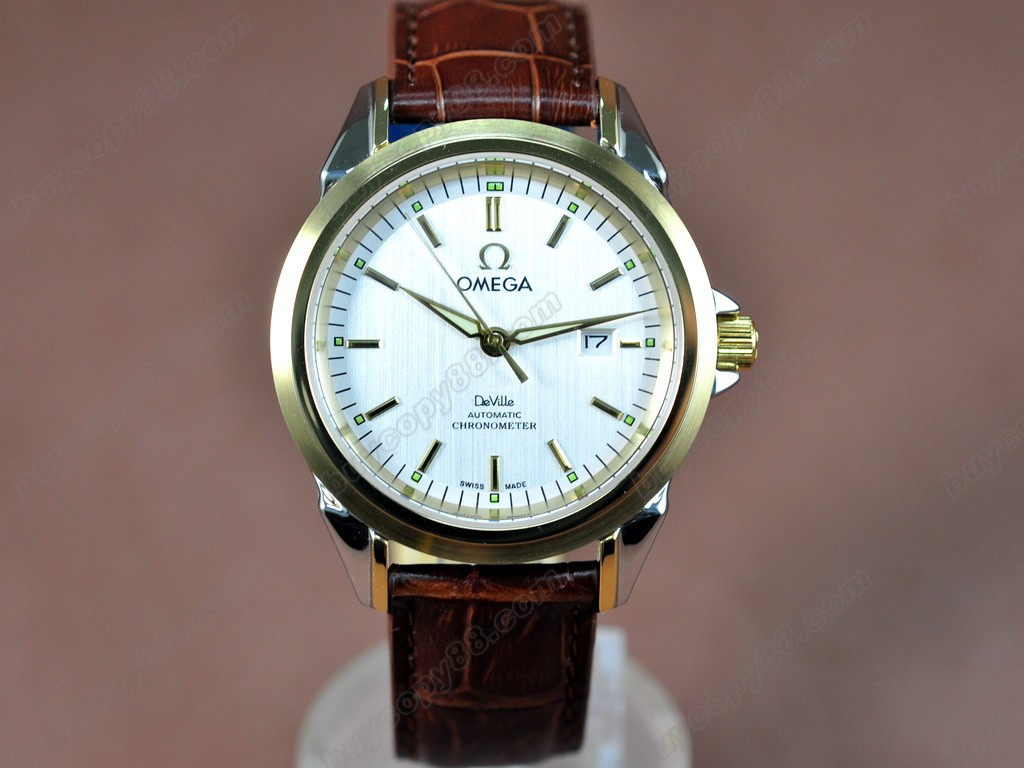 歐米茄 【男性用】 Deville Leather Strap asia autoAsia 21J 自動機芯搭載 5