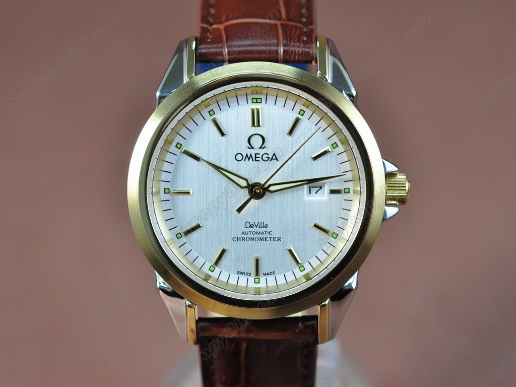 歐米茄 【男性用】 Deville Leather Strap asia autoAsia 21J 自動機芯搭載 4