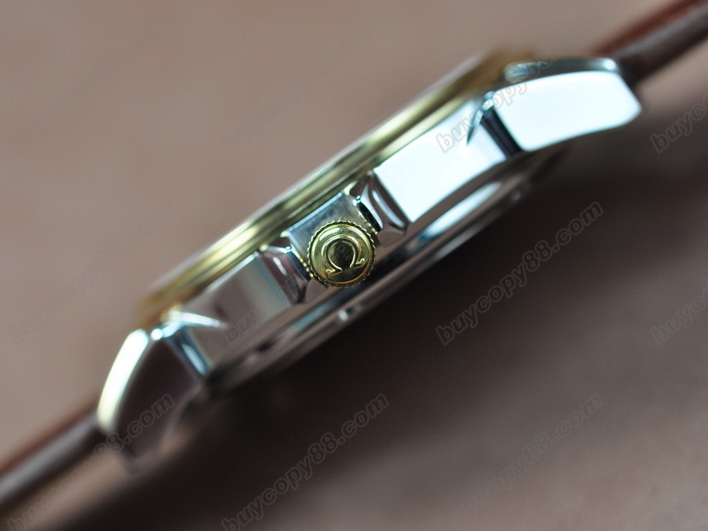 歐米茄 【男性用】 Deville Leather Strap asia autoAsia 21J 自動機芯搭載 0