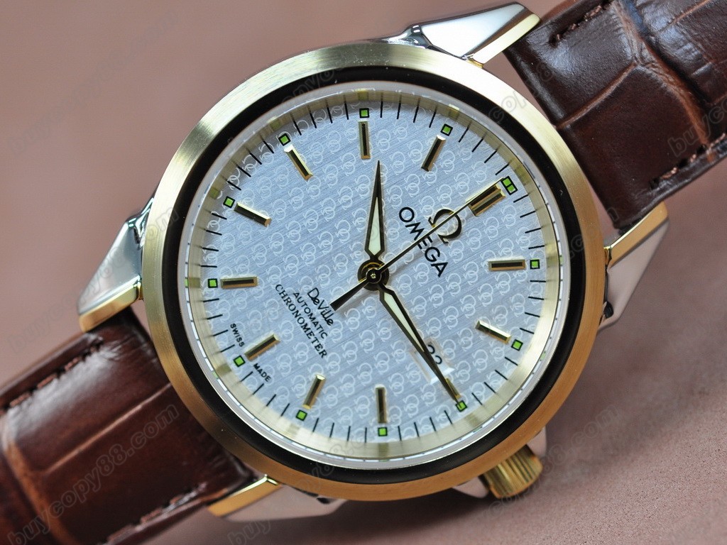 歐米茄 【男性用】 Deville  Leather Strap Asia 21J 自動機芯搭載 6