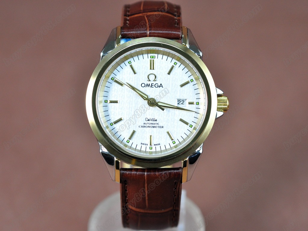 歐米茄 【男性用】 Deville  Leather Strap Asia 21J 自動機芯搭載 5