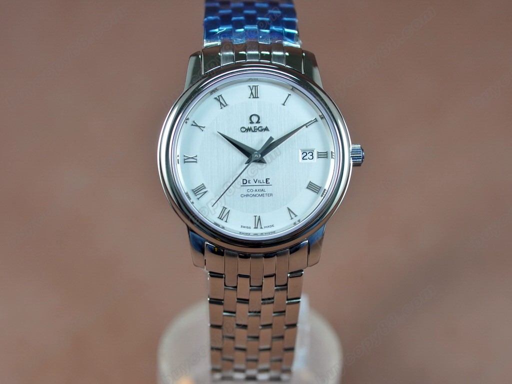 歐米茄 【男性用】SS White Dial Swiss Eta 2824-2自動機芯搭載6