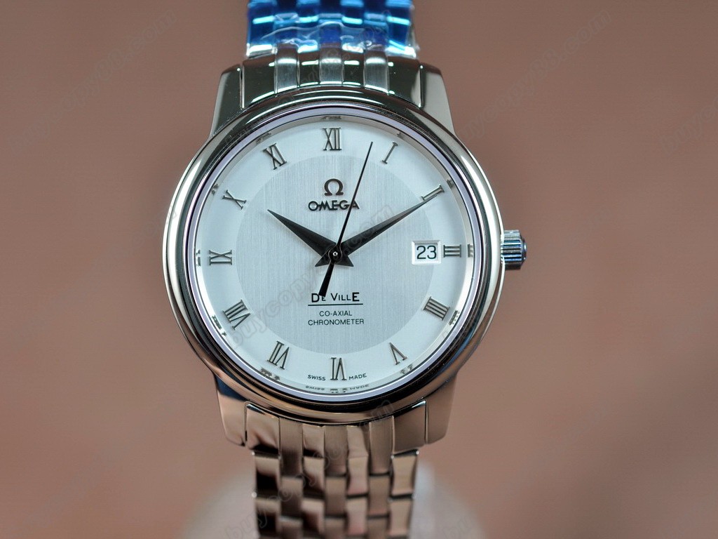 歐米茄 【男性用】SS White Dial Swiss Eta 2824-2自動機芯搭載5