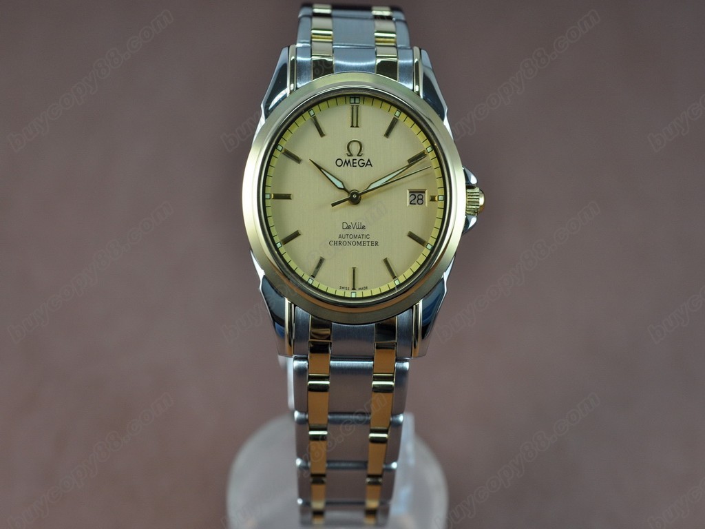 歐米茄 【男性用】Deville TT Yellow gold Dial Swiss Eta 2824-2 自動機芯搭載6