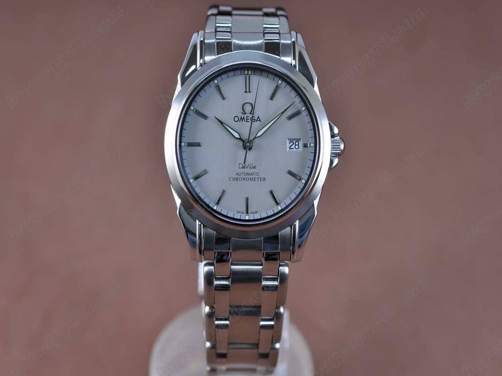 歐米茄 【男性用】Deville SS Grey Dial Swiss Eta 2824-2 自動機芯搭載6