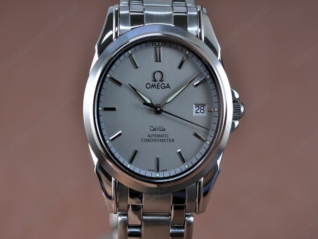 歐米茄 【男性用】Deville SS Grey Dial Swiss Eta 2824-2 自動機芯搭載5