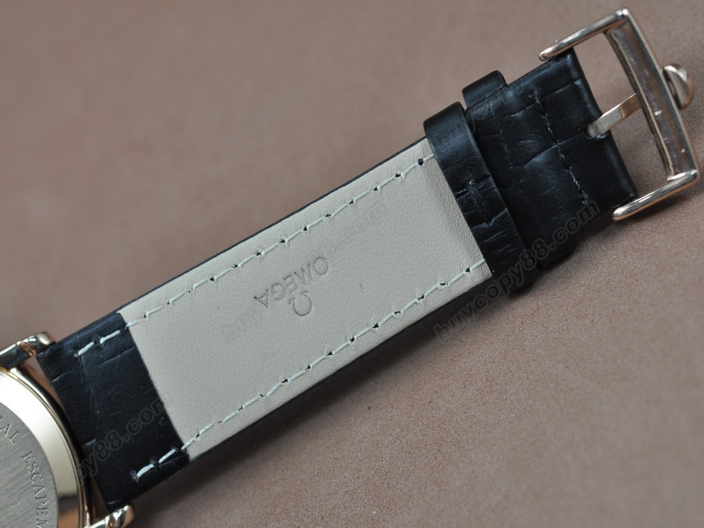 歐米茄 【男性用】Deville RG White Dial Leather Strap Swiss Eta 2824-2自動機芯搭載3