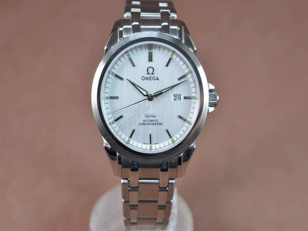 歐米茄 【男性用】 Deville SS/SS White Dial Swiss Eta 2834-2自動機芯搭載7