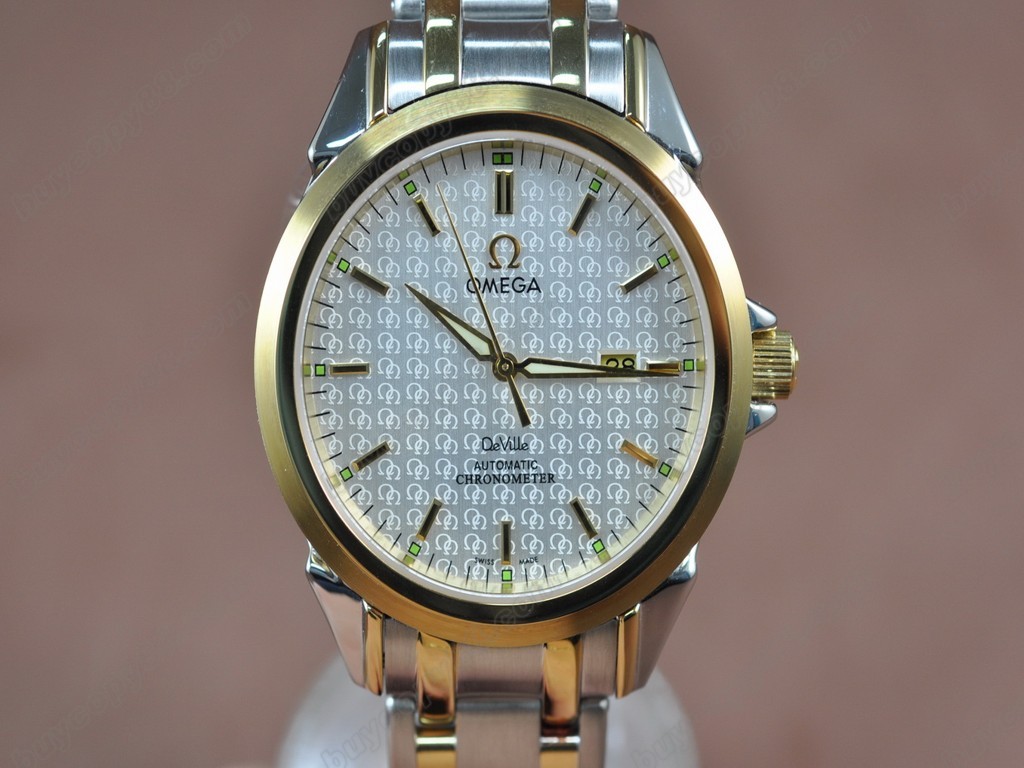 歐米茄 【男性用】 Deville TT White Dial Swiss Eta 2834-2 自動機芯搭載5