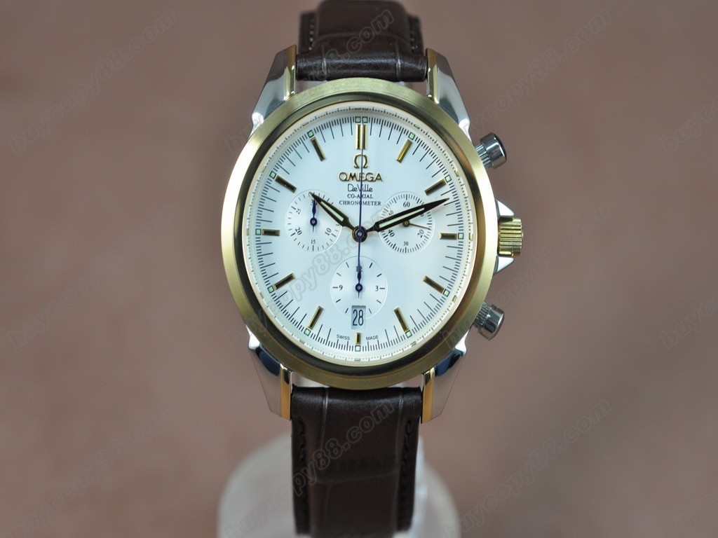 歐米茄 【男性用】Deville TT/LE White Dial Swiss 5030D 石英機芯搭載0