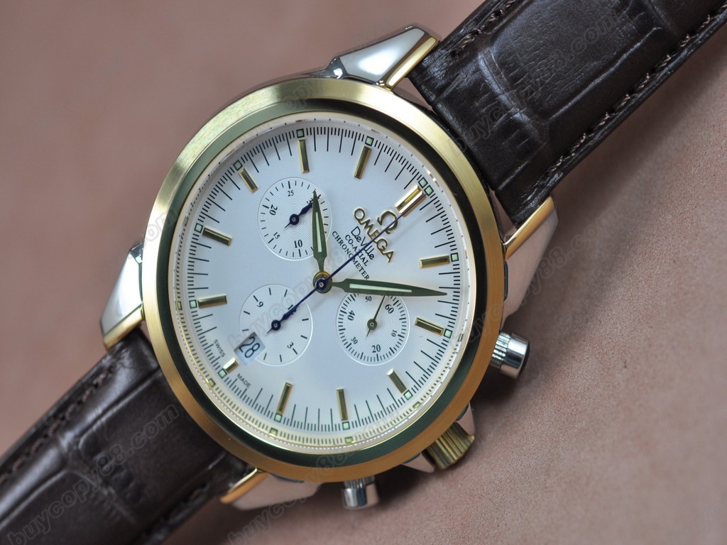 歐米茄 【男性用】Deville TT/LE White Dial Swiss 5030D 石英機芯搭載3