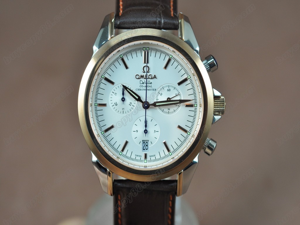 歐米茄 【男性用】Deville TT/LE White Dial Swiss 5030D 石英機芯搭載10