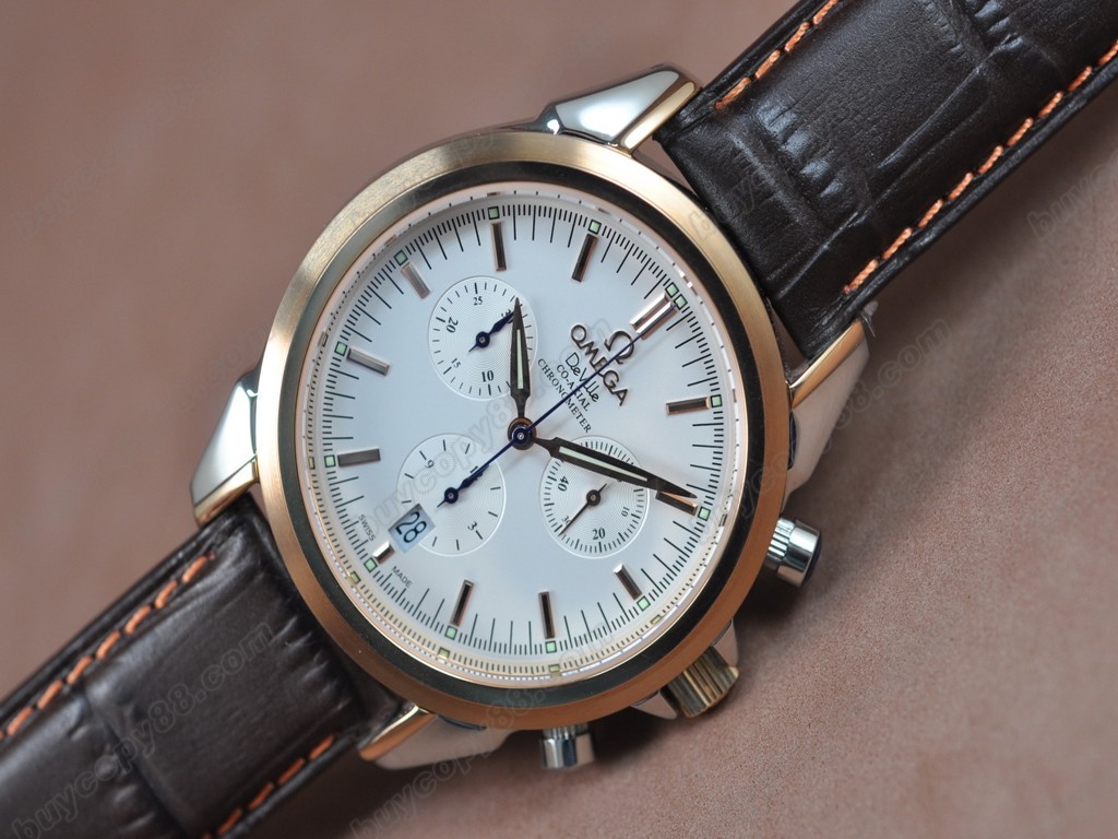 歐米茄 【男性用】Deville TT/LE White Dial Swiss 5030D 石英機芯搭載7