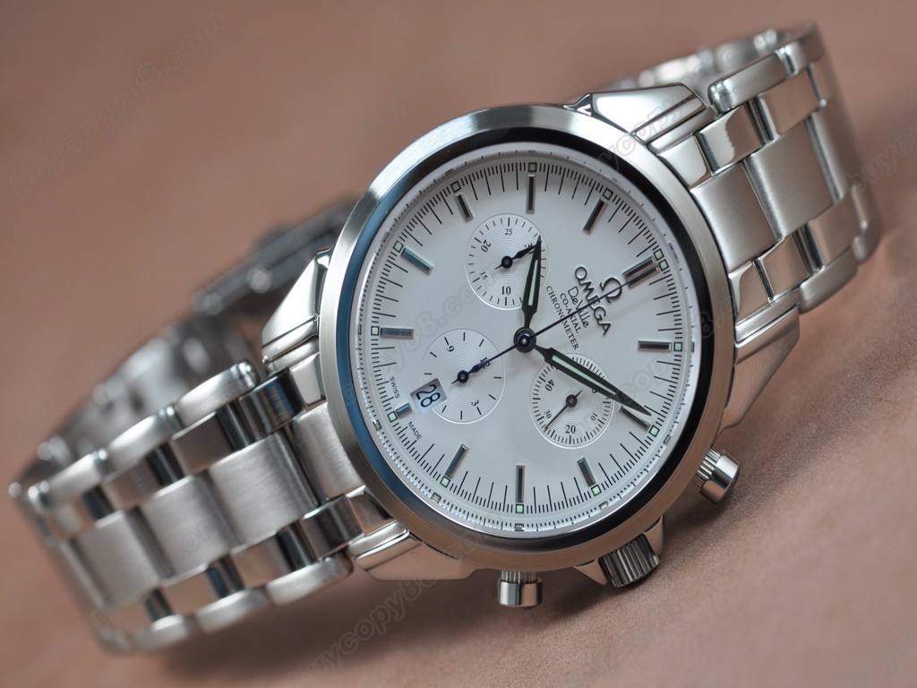 歐米茄 【男性用】Deville SS/SS White Dial Swiss 5030D 石英機芯搭載2