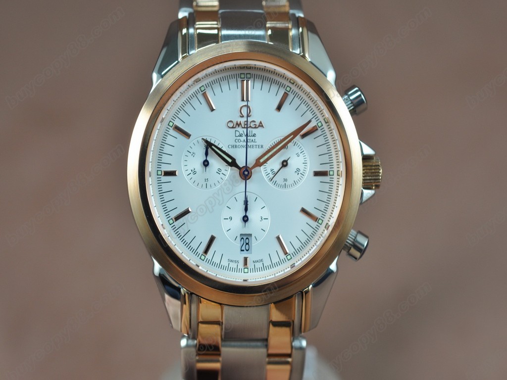 歐米茄 【男性用】 Deville TT White Dial Swiss 5030D 石英機芯搭載4