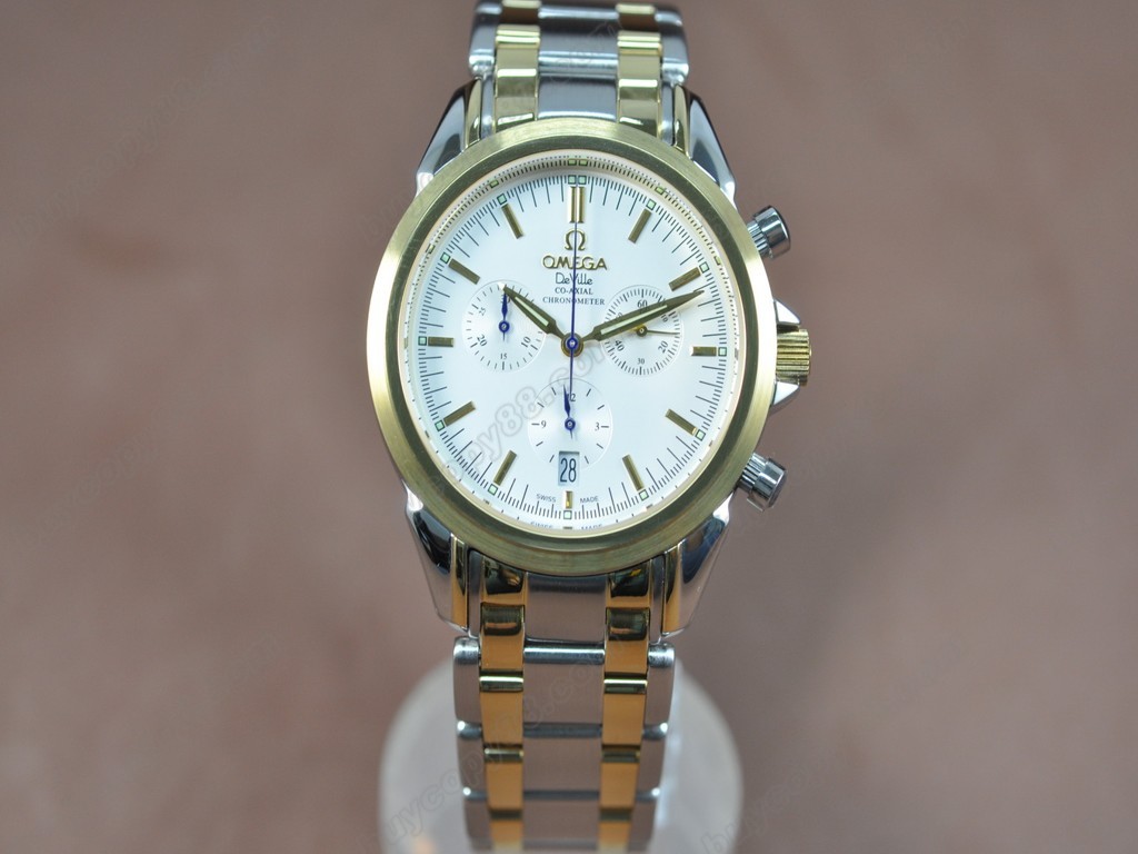 歐米茄 【男性用】Deville TT White Dial Swiss 5030D石英機芯搭載5