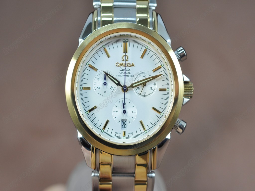 歐米茄 【男性用】Deville TT White Dial Swiss 5030D石英機芯搭載4