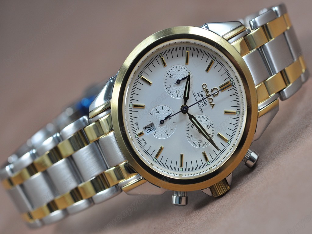 歐米茄 【男性用】Deville TT White Dial Swiss 5030D石英機芯搭載0