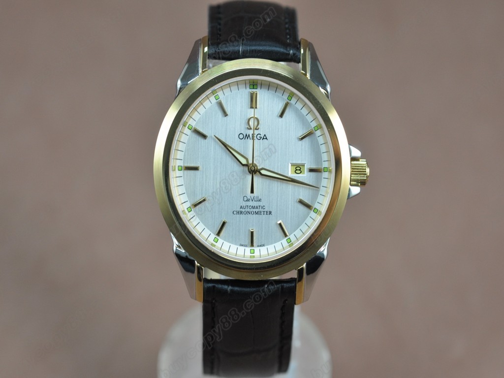 歐米茄 【男性用】Deville TT White Dial Swiss Eta 2834-2 自動機芯搭載8