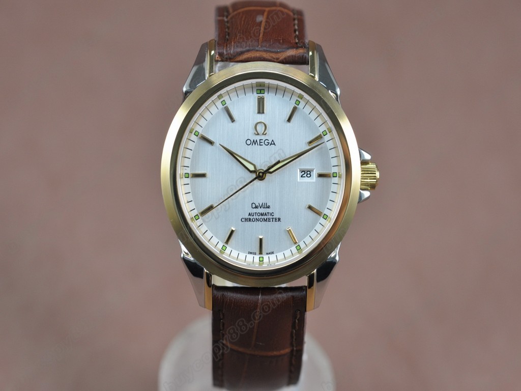 歐米茄 【男性用】 Deville TT White Dial Swiss Eta 2834-2 自動機芯搭載7