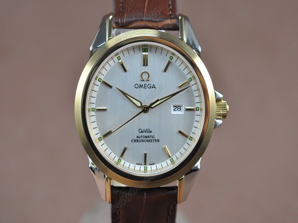 歐米茄 【男性用】 Deville TT White Dial Swiss Eta 2834-2 自動機芯搭載6