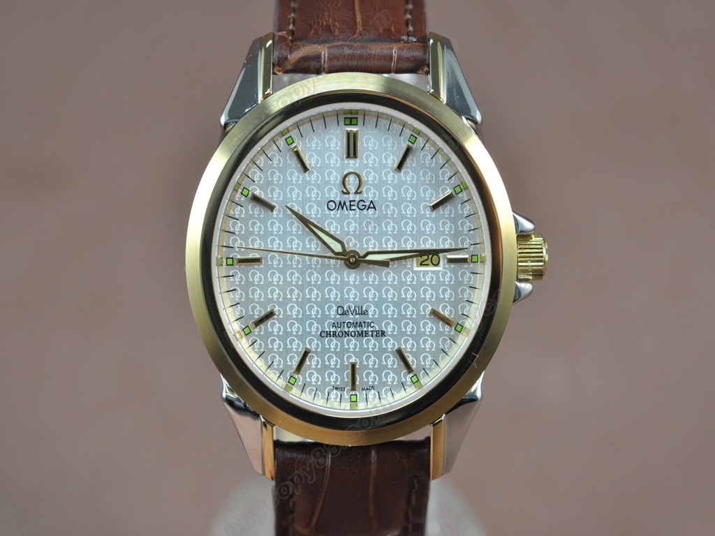 歐米茄 【男性用】Deville TT White Dial Swiss Eta 2834-2 自動機芯搭載6