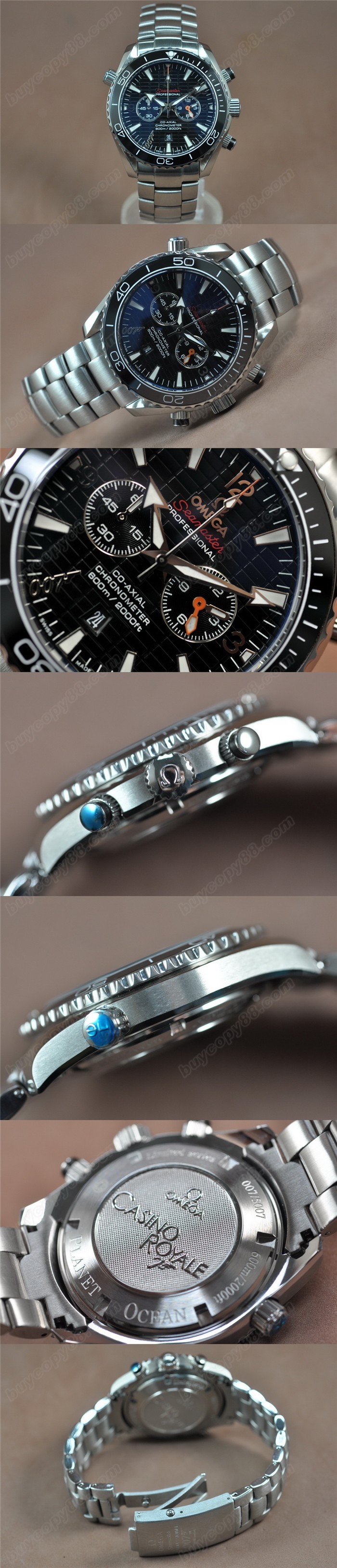 歐米茄Omega Seamaster 007 SS/SS Asian OS20 石英機芯0
