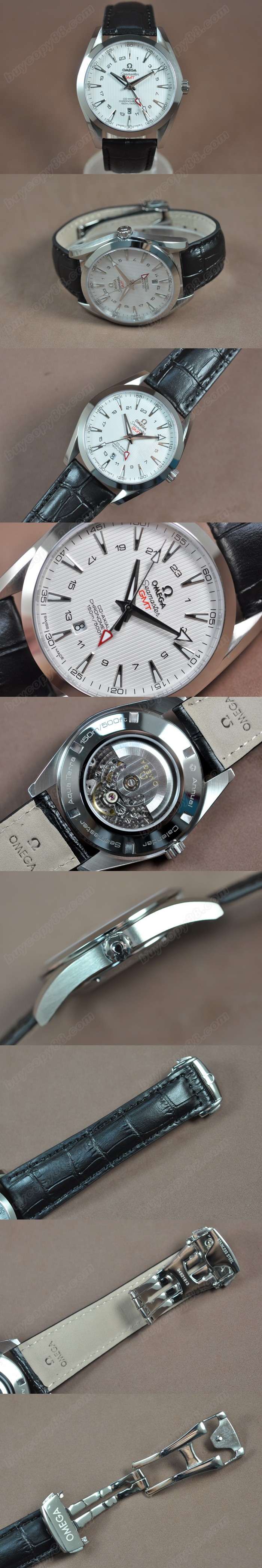 歐米茄Omega Seamaster GMT SS/LE A-2836-2 自動機芯搭載0