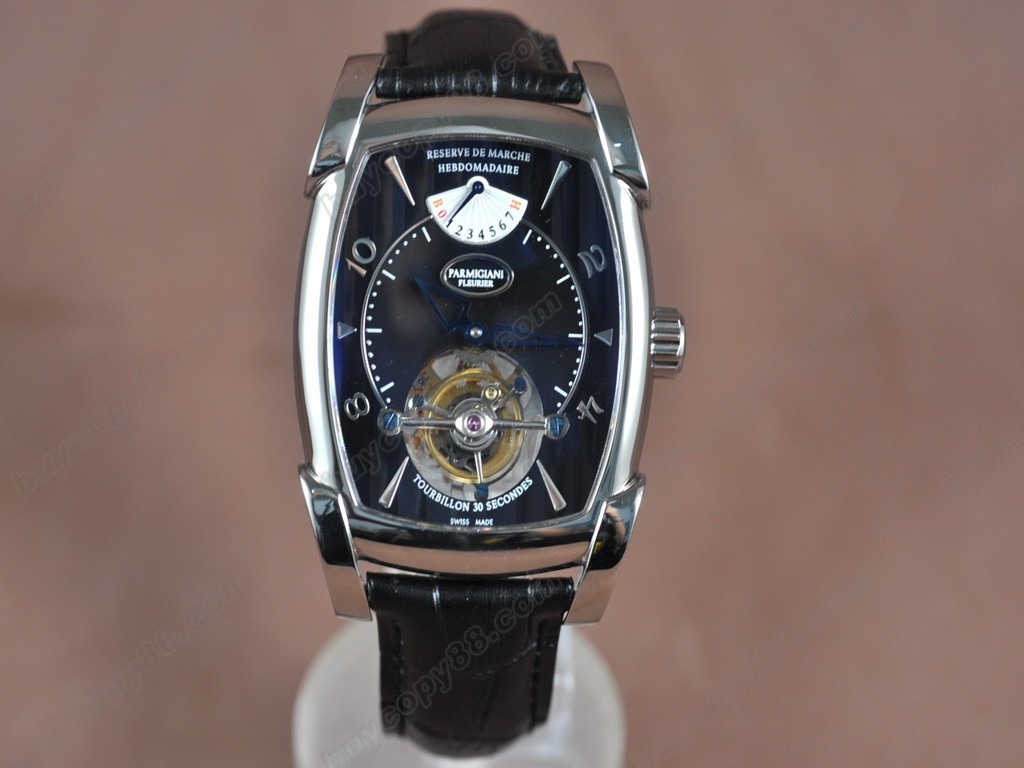 帕瑪強尼【男性用】  Kalpagraph Power Reserve SS/LE Black Asian Flying Tourbillon 手上鏈搭載0