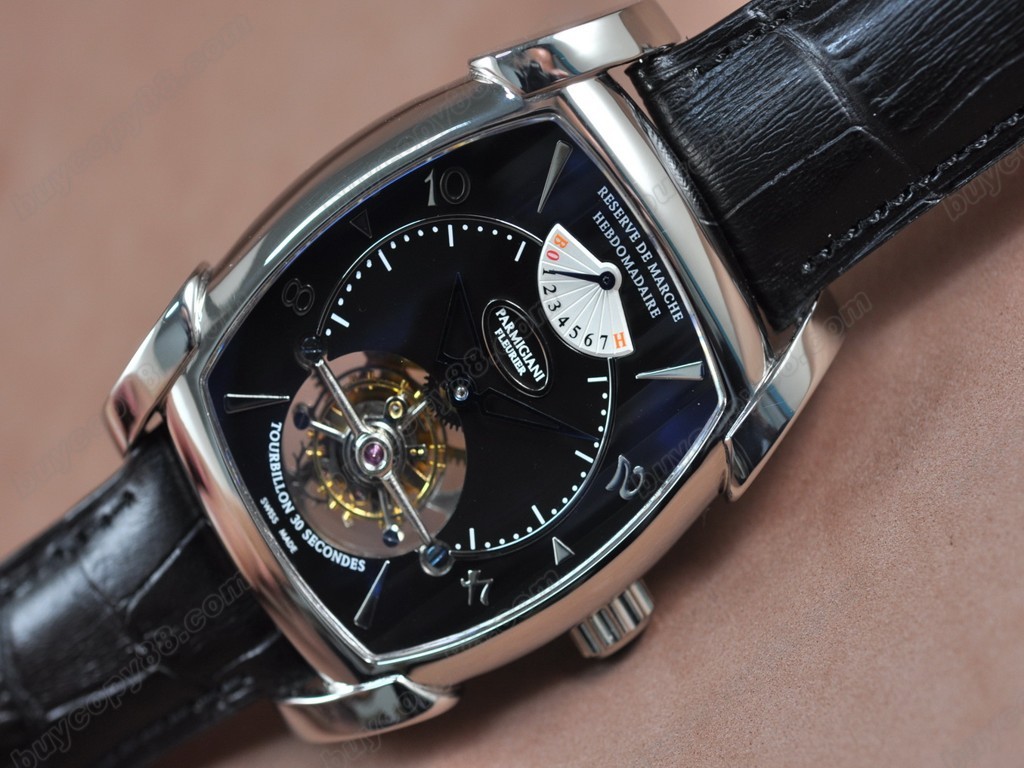 帕瑪強尼【男性用】  Kalpagraph Power Reserve SS/LE Black Asian Flying Tourbillon 手上鏈搭載3