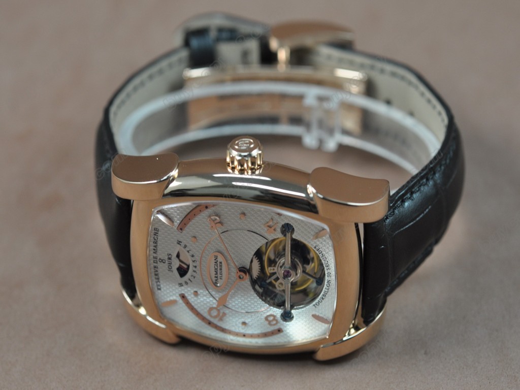 帕瑪強尼【男性用】 Kalpagraph Power Reserve RG/LE White Flying Tourbillon 手上鏈搭載1