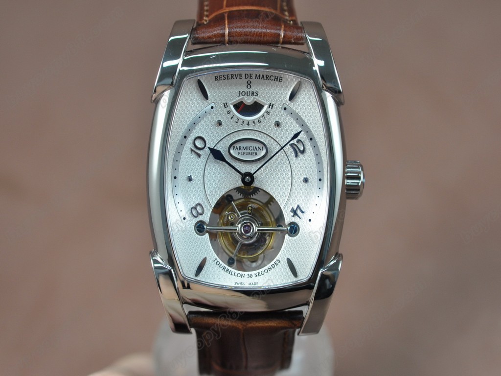 帕瑪強尼【男性用】  Kalpagraph Power Reserve SS/LE White Flying Tourbillon 手上鏈搭載1