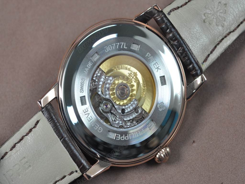 百達翡麗【男性用】 Calastrava RG/LE White dial A-2824-2 自動機芯搭載3