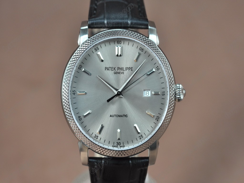 百達翡麗【男性用】Calastrava SS/LE Metal Grey dial A-2824-2 自動機芯搭載0