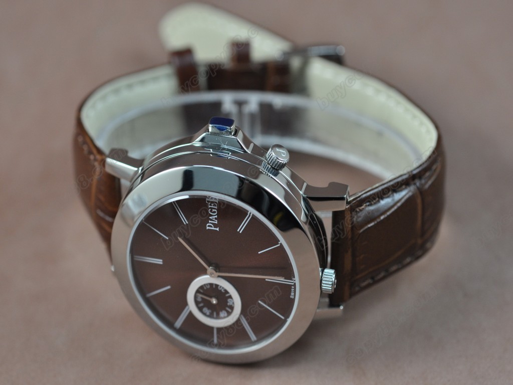 伯爵錶【男性用】Double sided SS/LE Brown/Silver Dial Swiss 石英機芯搭載9