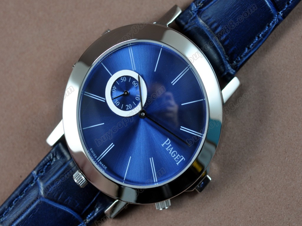 伯爵錶【男性用】 Double sided SS/LE Blue/Silver Dial Swiss石英機芯搭載1