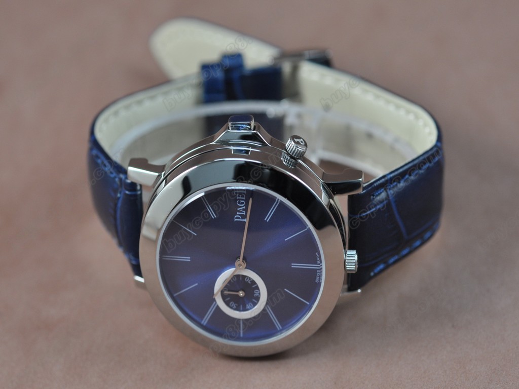 伯爵錶【男性用】 Double sided SS/LE Blue/Silver Dial Swiss石英機芯搭載10